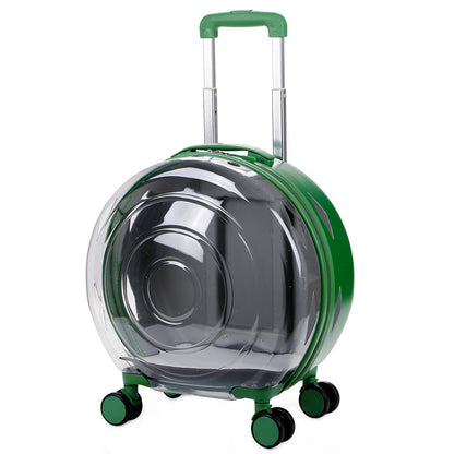 Pet Trolley Transparent Cat Bag Portable