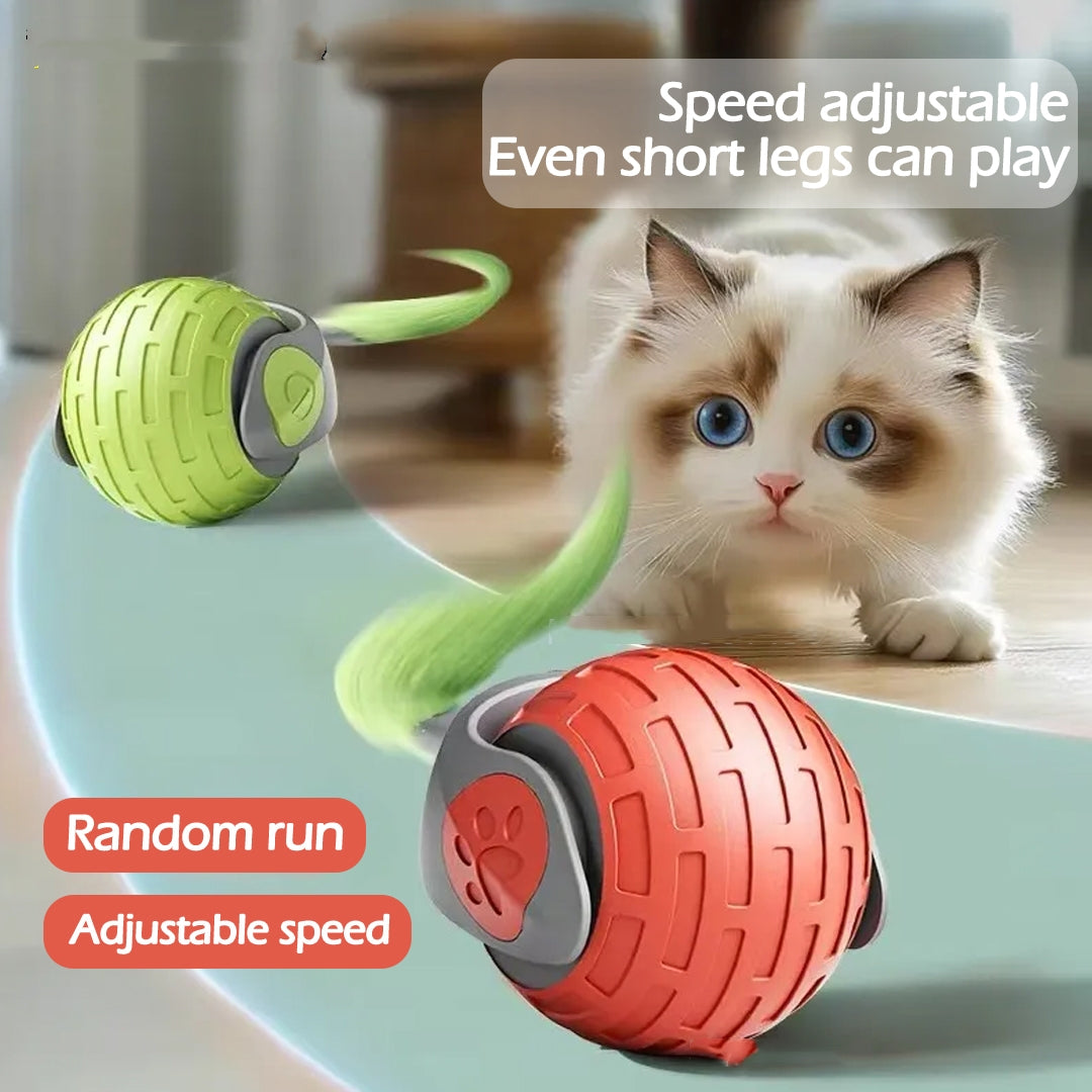 New Interactive Cat Toys Ball Auto Electric Rolling Ball Toys For Cat