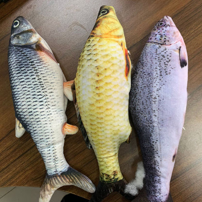 Electric Jumping Fish Cat Toy — USB Rechargeable