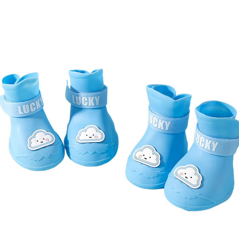 Waterproof Anti-Slip Rubber Rainshoe For Pets,Outdoor Shoe,Ankle Boots,Pet Accessories