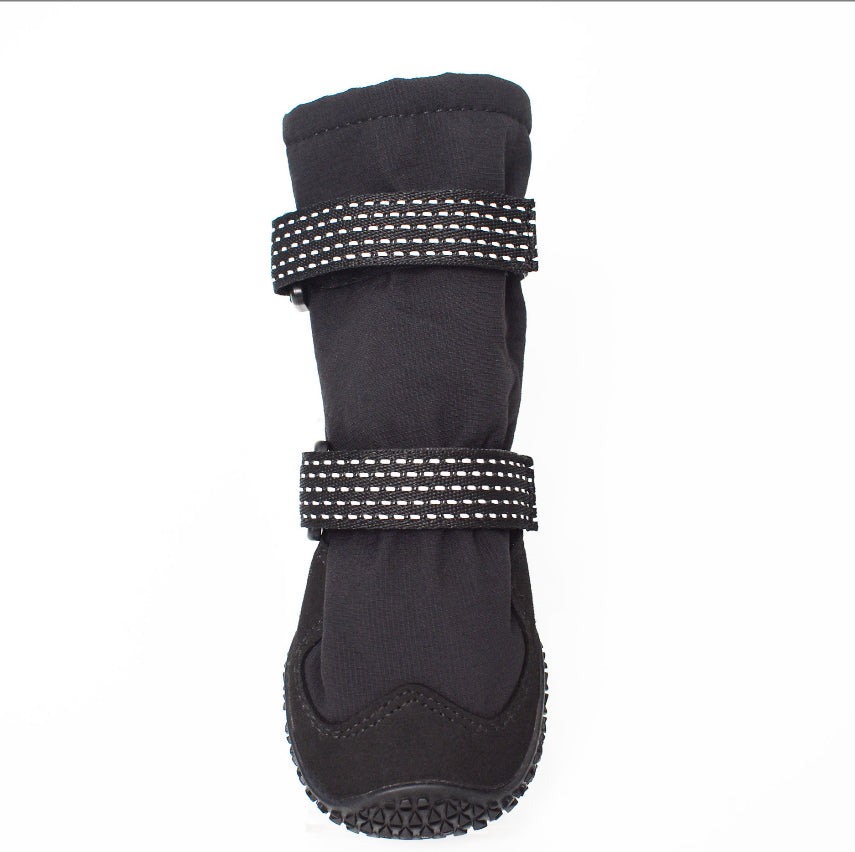 Winter Warm Dog Boots Thickened Long Velvet
