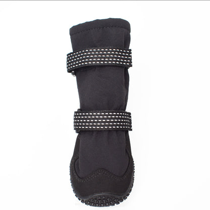 Winter Warm Dog Boots Thickened Long Velvet