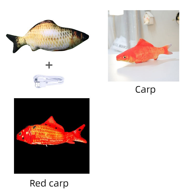 Electric Jumping Fish Cat Toy — USB Rechargeable