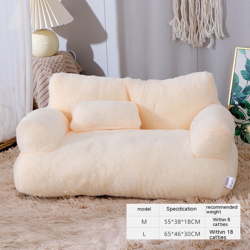 Luxury Cat Bed Sofa Winter Warm Cat Nest Pet Bed For Small pets
