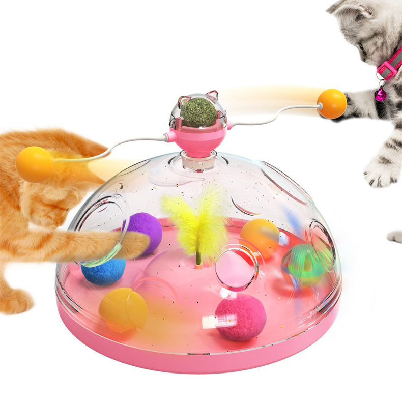Meows Windmill Funny Cat Toys Interactive Multifunctional