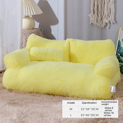 Luxury Cat Bed Sofa Winter Warm Cat Nest Pet Bed For Small pets