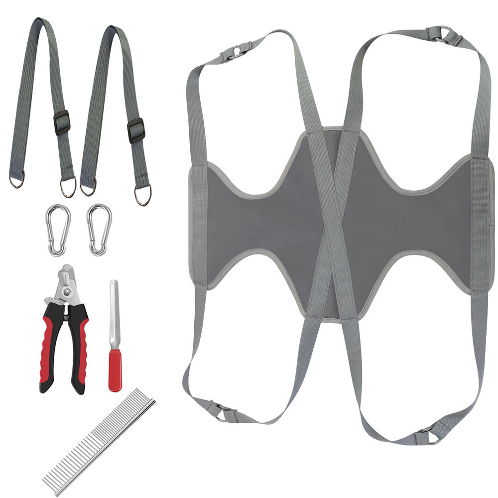 Pet Grooming Hammock – Hanging Harness for Cats & Dogs