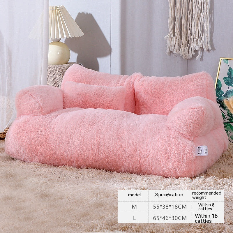 Luxury Cat Bed Sofa Winter Warm Cat Nest Pet Bed For Small pets