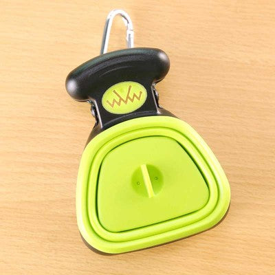 Dog Pet Travel Foldable Pooper Scooper With 1 Roll Decomposable bags Poop Scoop Clean Pick Up