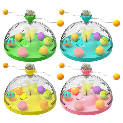 Meows Windmill Funny Cat Toys Interactive Multifunctional