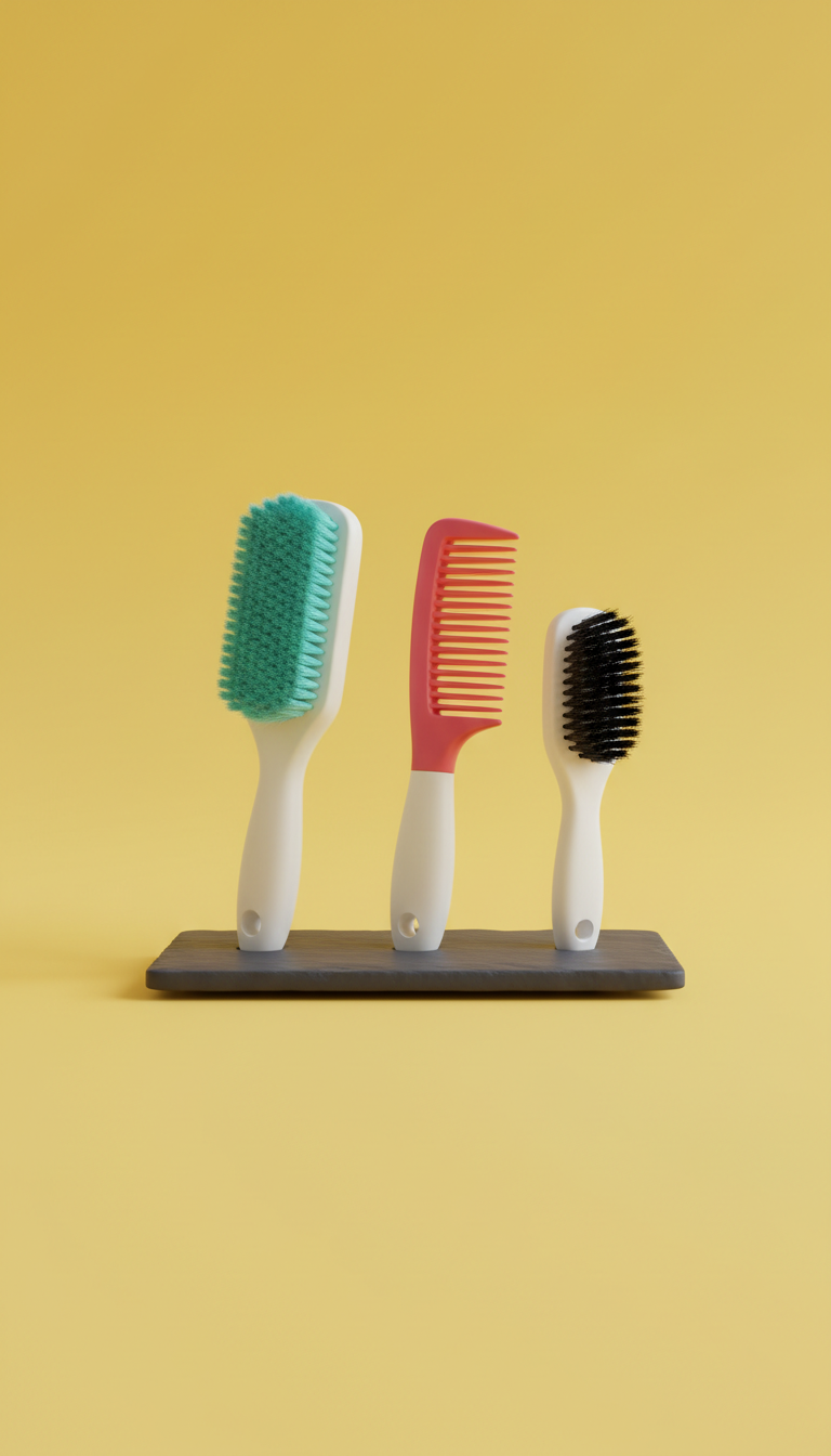 City Slate Grooming Brush Kit