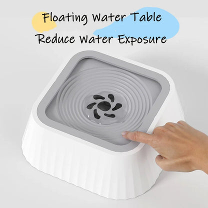 Pets Dog Cat Bowl Floating Bowl Water Drinker Not Wet Mouth Splash Water