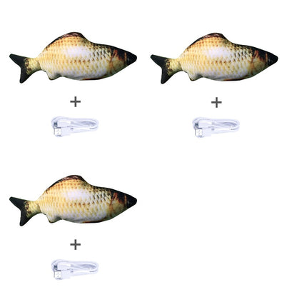 Electric Jumping Fish Cat Toy — USB Rechargeable