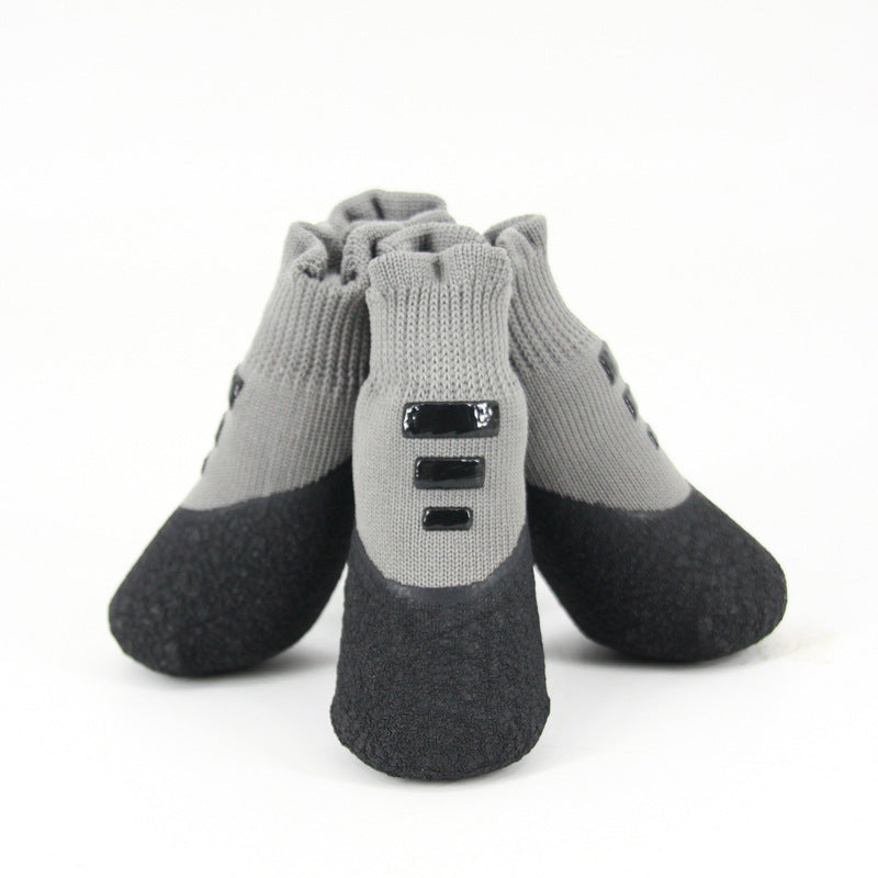Pet Outdoor Waterproof Shoes Anti-drop Anti-dirty