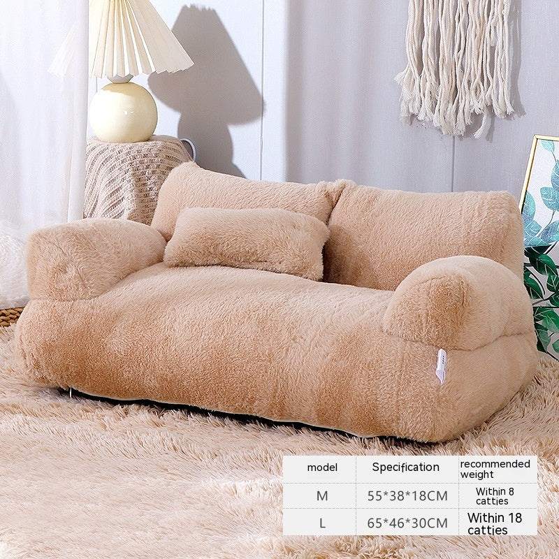 Luxury Cat Bed Sofa Winter Warm Cat Nest Pet Bed For Small pets