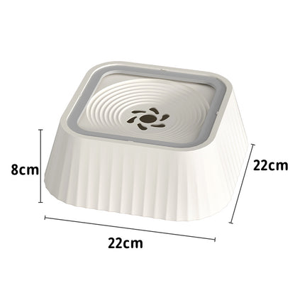 Pets Dog Cat Bowl Floating Bowl Water Drinker Not Wet Mouth Splash Water