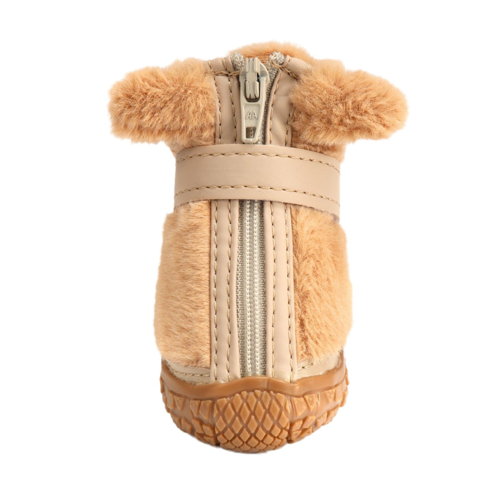 Winter Dog Shoes Plush Dog Booties Cute Ear Decoration Paw Protectors For Outdoor