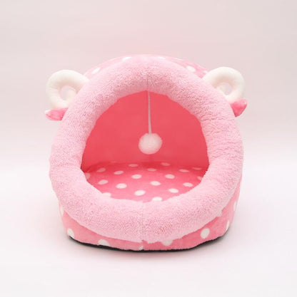 Cat Bed Indoor Soft Cats Houses Warm Cozy Cushion Bag Small Dog Removable Washable Tent