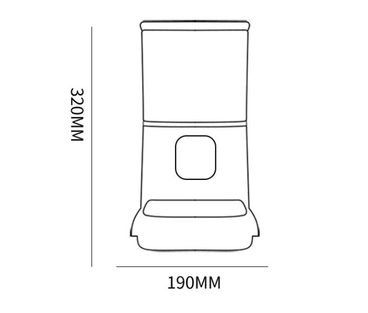 Smart WiFi Pet Automatic Feeder — 6L with App Control &amp; Camera Options