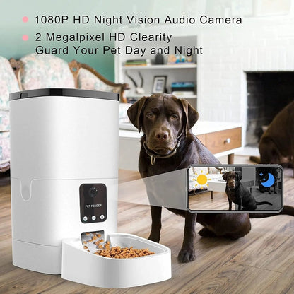 6L Automatic Pet Feeder with Camera&amp;Wifi