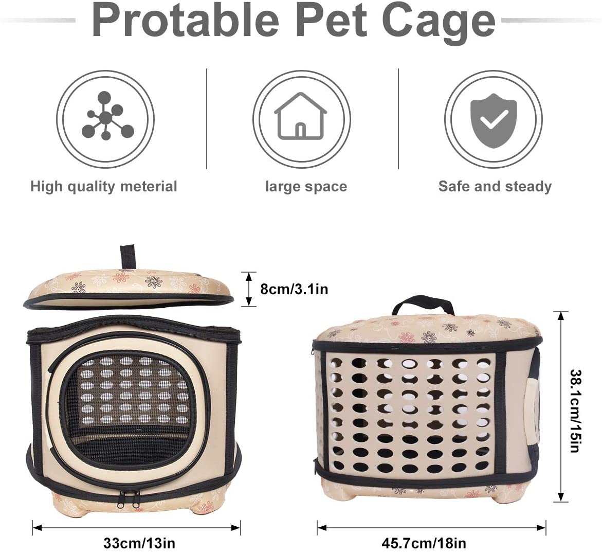 Foldable Pet Carrier Handbag
