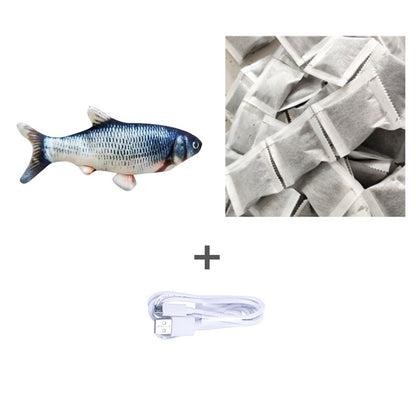 Electric Jumping Fish Cat Toy — USB Rechargeable