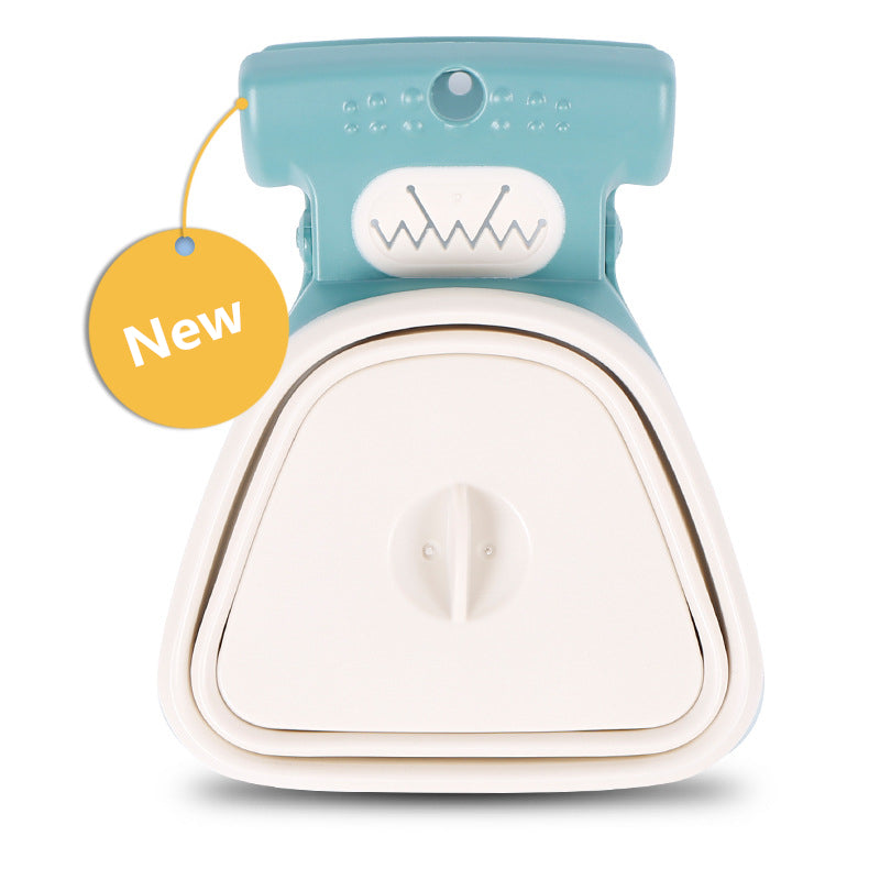 Dog Pet Travel Foldable Pooper Scooper With 1 Roll Decomposable bags Poop Scoop Clean Pick Up