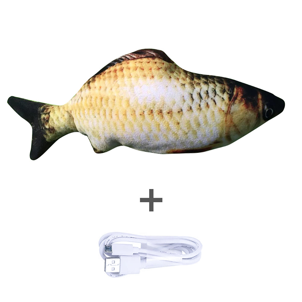 Electric Jumping Fish Cat Toy — USB Rechargeable