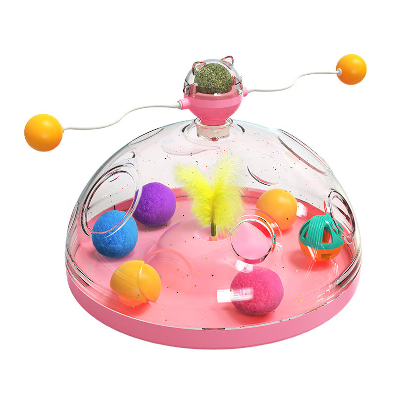 Meows Windmill Funny Cat Toys Interactive Multifunctional