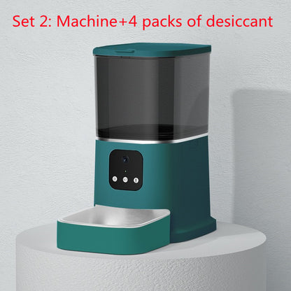 Smart WiFi Pet Automatic Feeder — 6L with App Control &amp; Camera Options