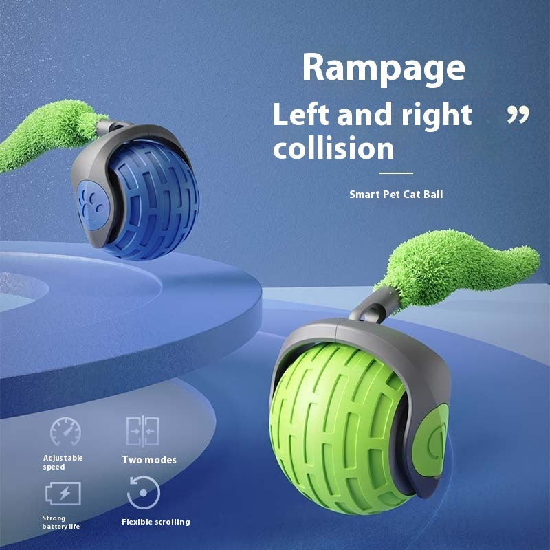 New Interactive Cat Toys Ball Auto Electric Rolling Ball Toys For Cat