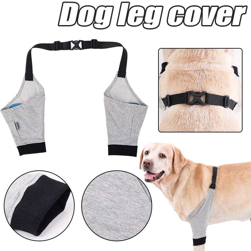 Dog Front Leg Protective Cover Injured Cotton Knee Pads Breathable