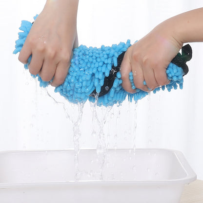 Super Absorbent Microfiber Pet Bath Towel &amp; Bathrobe for Dogs &amp; Cats