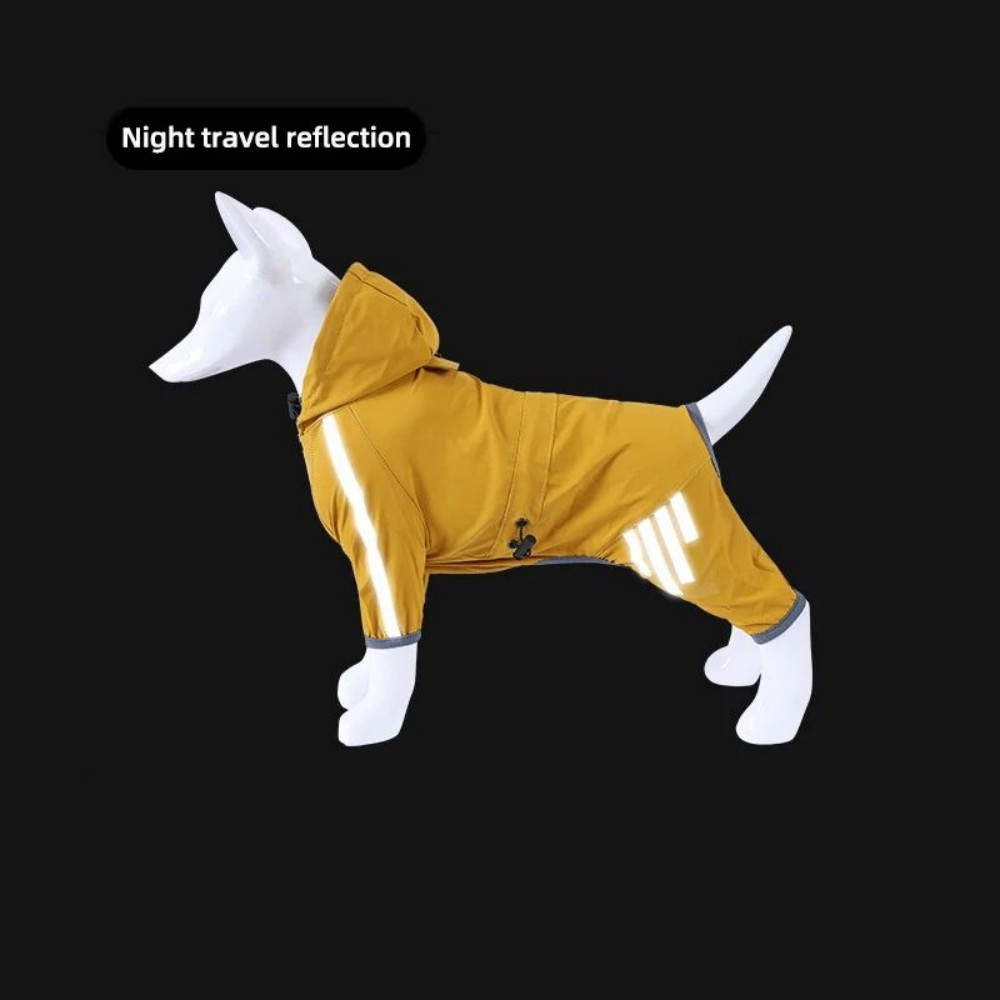 Sily Pet Raincoat Four-legged Raincoat For Dogs Small Dog Outing Clothes