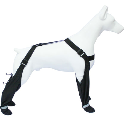 Elastic Belt With Reflective Pet Shoes Waterproof