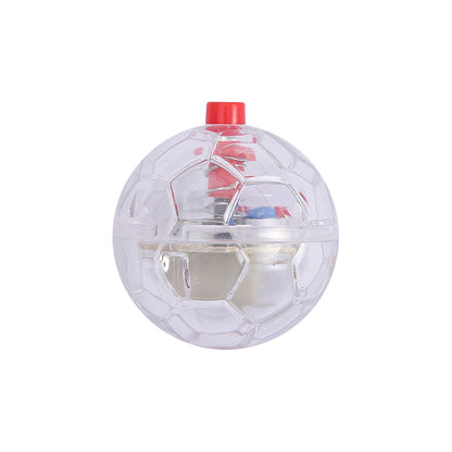 Cat Dog Toy Ball New Fashion Glowing Transparent Plastic Ball Pet Interactive