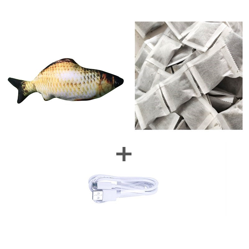 Electric Jumping Fish Cat Toy — USB Rechargeable