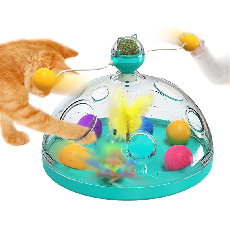 Meows Windmill Funny Cat Toys Interactive Multifunctional