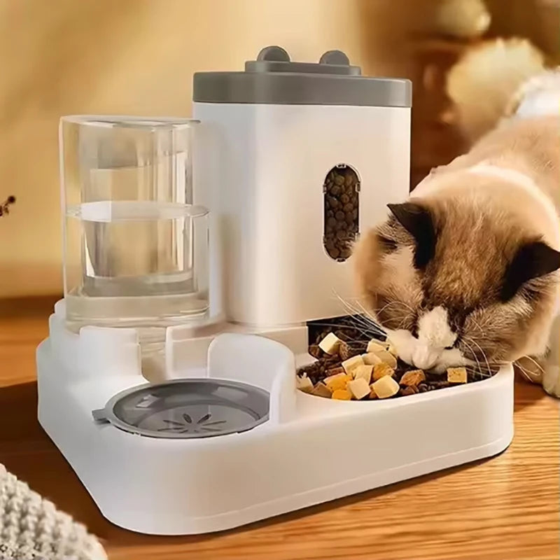2-in-1 Pet Food and Water Feeder
