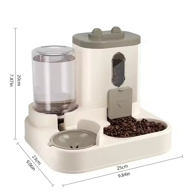 2-in-1 Pet Food and Water Feeder