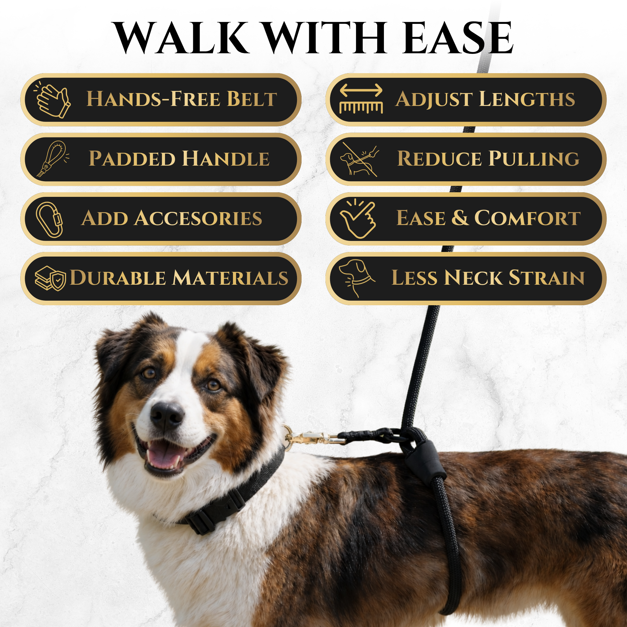 Calm Command © Hands Free, No-Pull Leash set