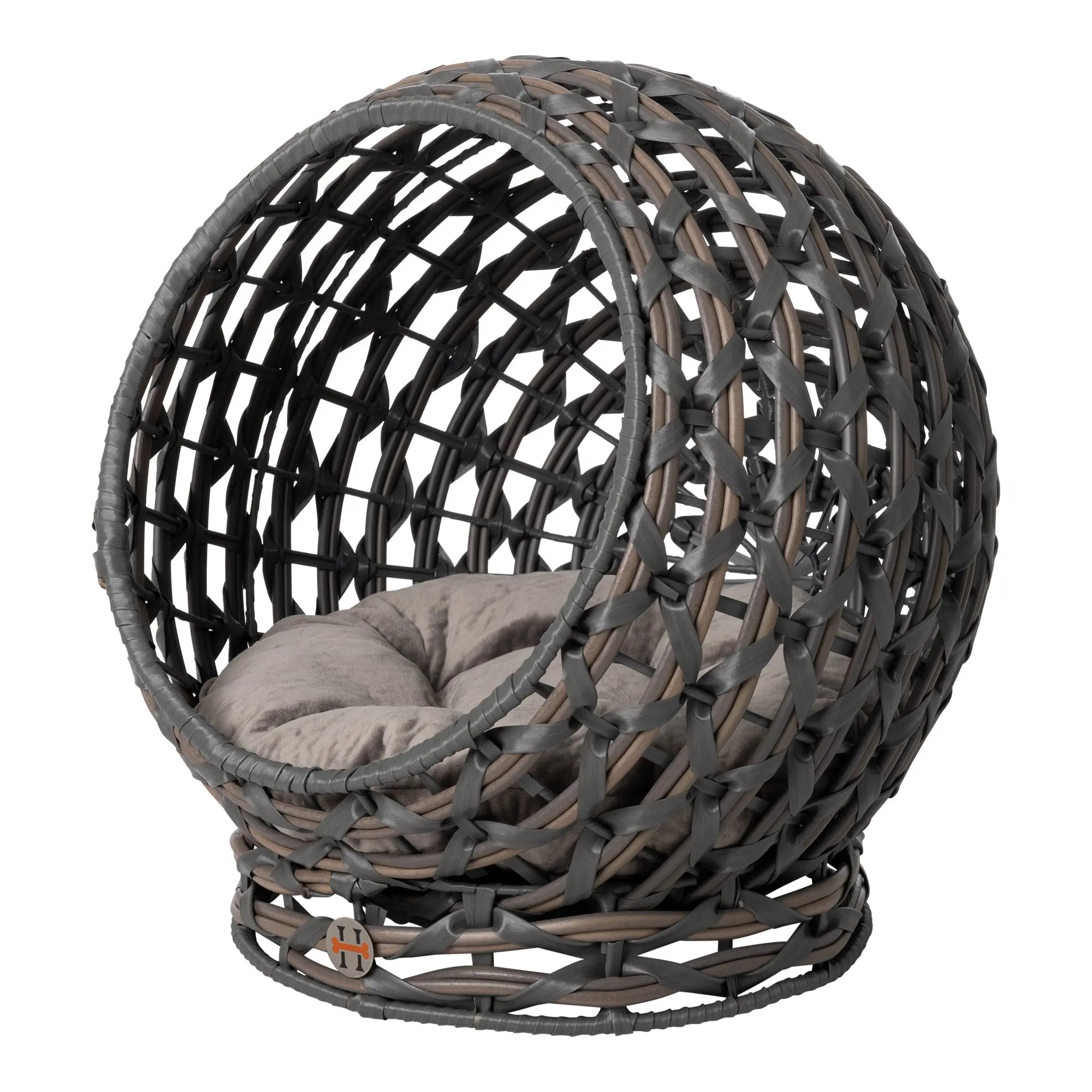 Huntley Rattan Hemisphere Pet Bed