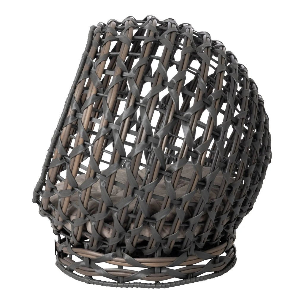 Huntley Rattan Hemisphere Pet Bed