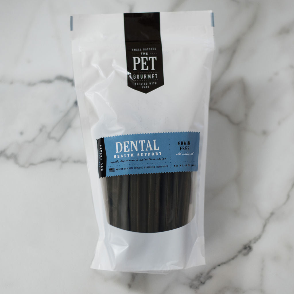 Large Dental Support Chew Sticks with Probiotics for Dogs (16oz) | Fresh Breath &amp; Tartar Control