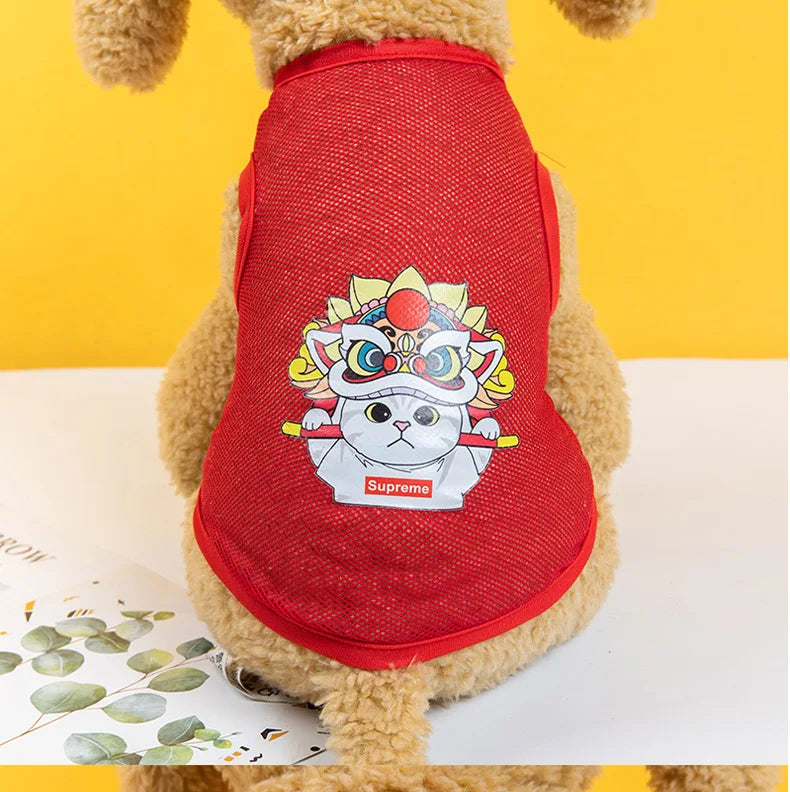 Summer Mesh Pet Vest