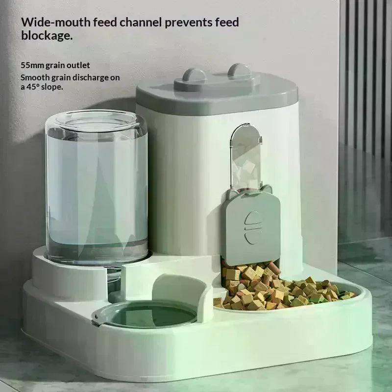 2-in-1 Pet Food and Water Dispenser