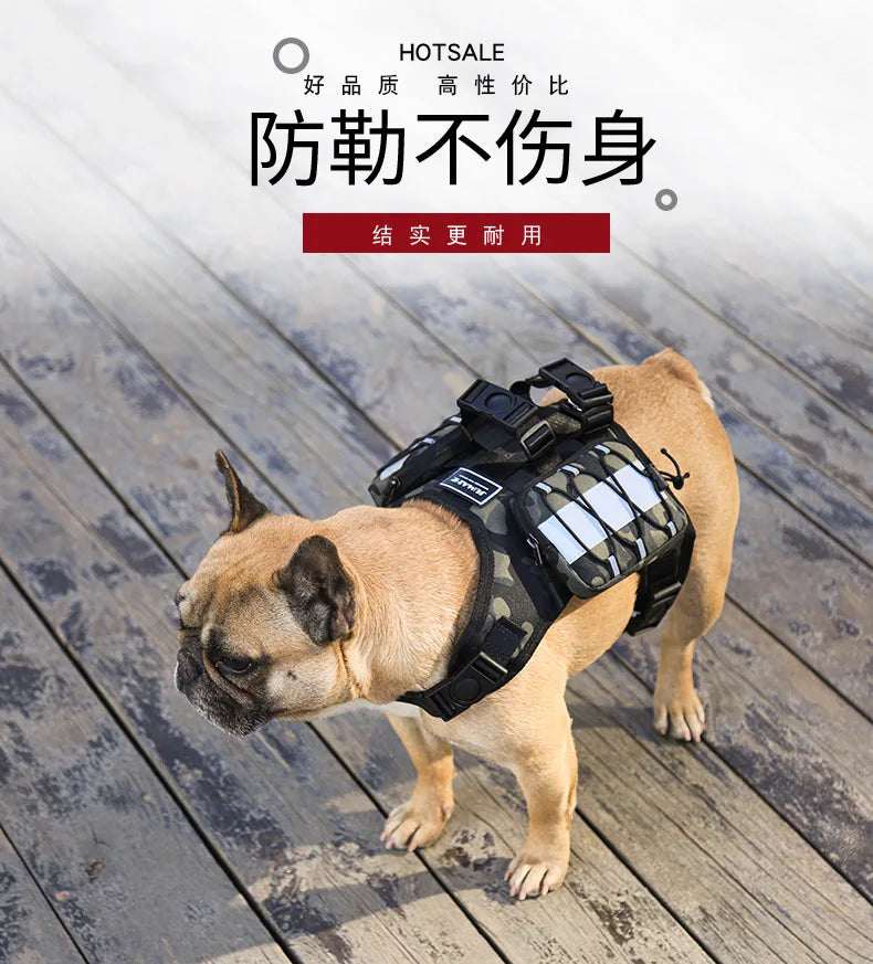 Dog Saddle Bag Backpack | Waterproof Tactical Pack for Hiking &amp; Camping