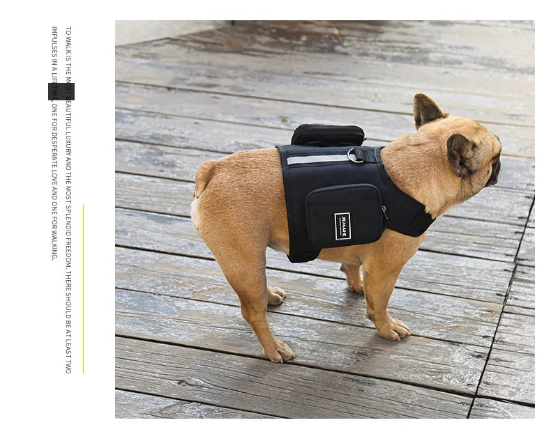 Dog Saddle Bag Backpack | Waterproof Tactical Pack for Hiking &amp; Camping