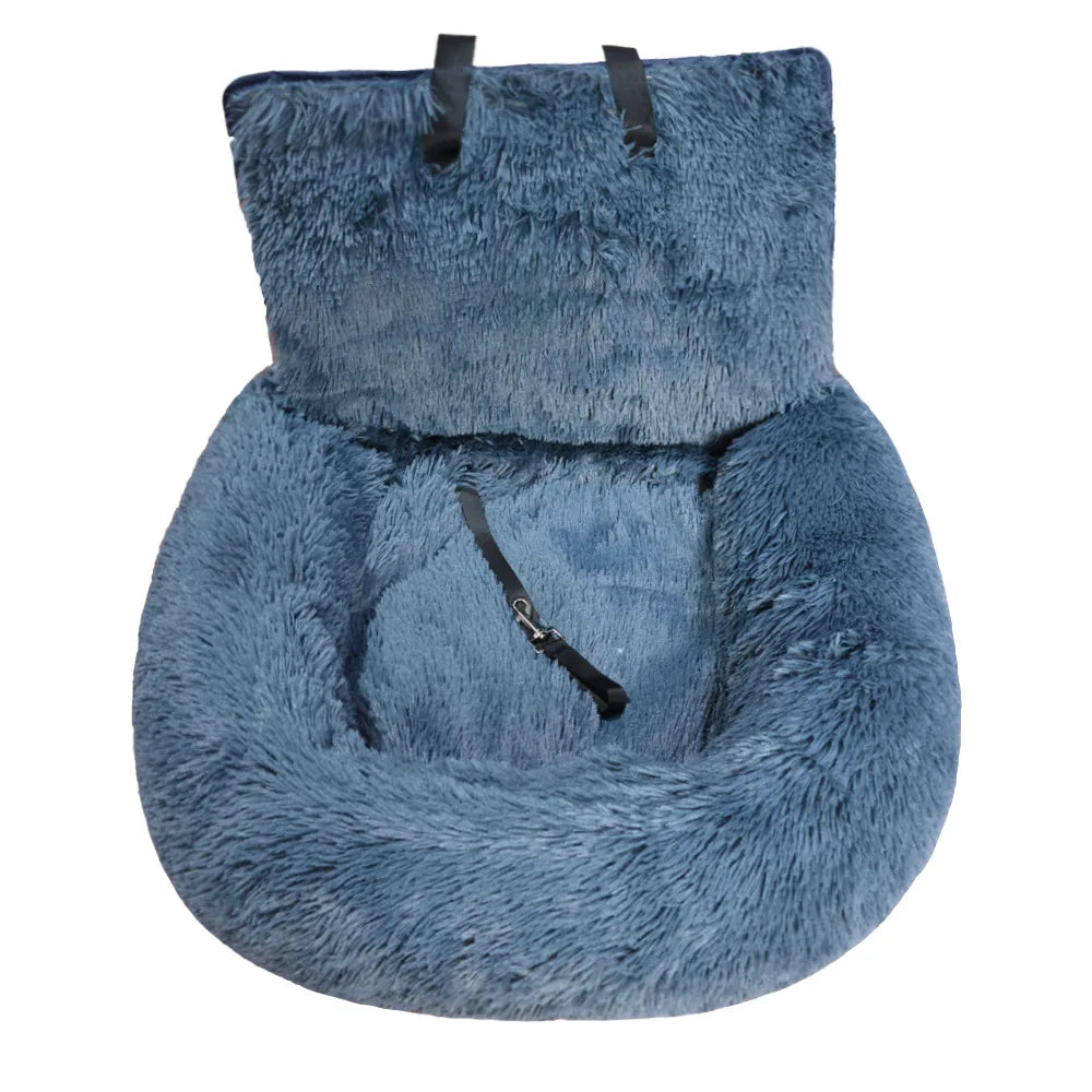 2-in-1 Car Dog Bed &amp; Safety Seat | Removable Washable Travel Pet Cushion