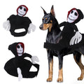 Halloween Pet Costume Ghost Costumes for Dogs Pets Party Cosplay Clothing Halloween Black Cat Costume for Small To Large Dogs
